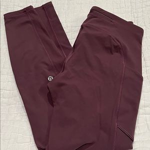 Lululemon Fast and Free Tights. Light purple/mauve color. Size 6